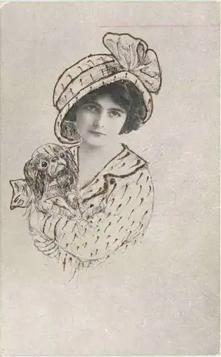 Frau mit Glitter -680698