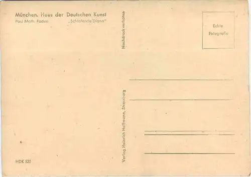München - Haus der Deutschen Kunst - Paul Math. Padua -680722