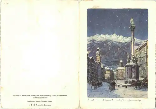 Innsbruck - Klappkarte -680822