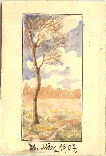 Künstler handgemalt -681184