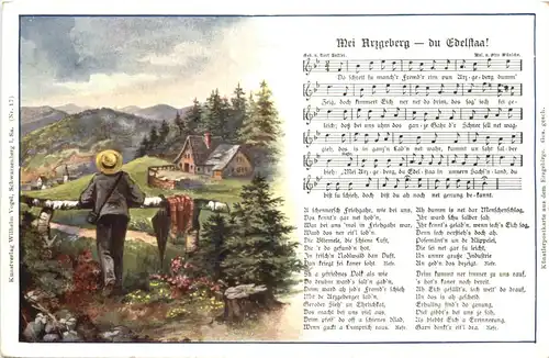 Liederkarte - Mei Arzgeberg du Edelstaa -680988