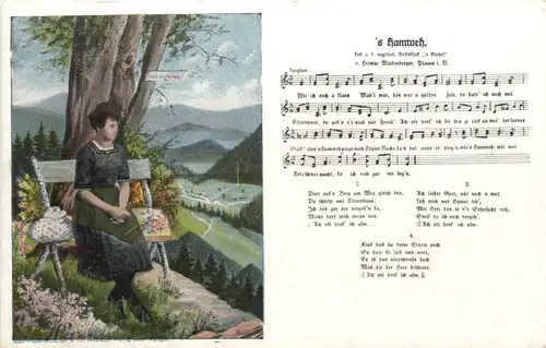 Liederkarte - s Hamweh -680992