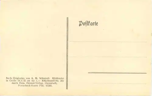 Scherenschnitt Künstler Ak A. M. Schwindt -681012