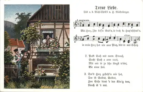 Liederkarte - Treue Liebe -680986