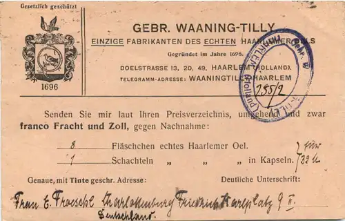 Haarlem - Gebr. Waaning-Tilly -681214