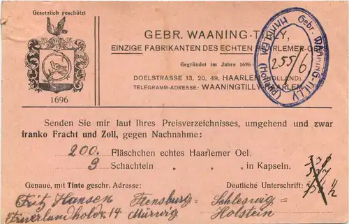 Haarlem - Gebr. Waaning-Tilly -681212