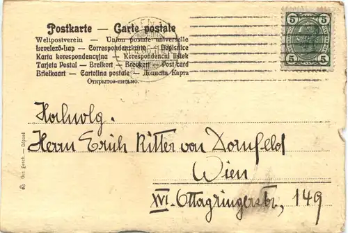 Künstler handgemalt -681186