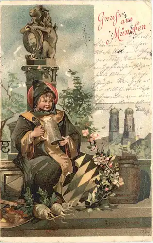 Gruss aus München - Litho -681196