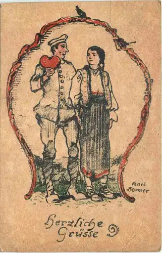 WW1 - Herzliche Grüsse - Feldpost RIR 19 -681322