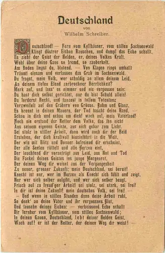 Deutschland Gedicht von Wilhelm Schreiber -681474