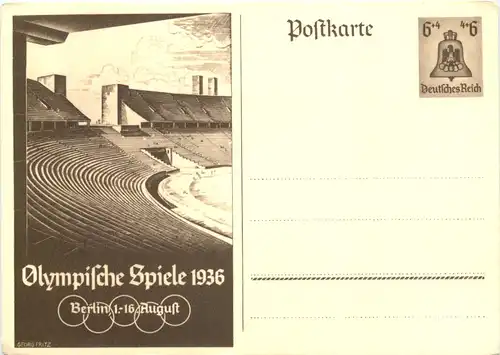 Berlin - Olympische Spiele 1936 - Ganzsache -681306