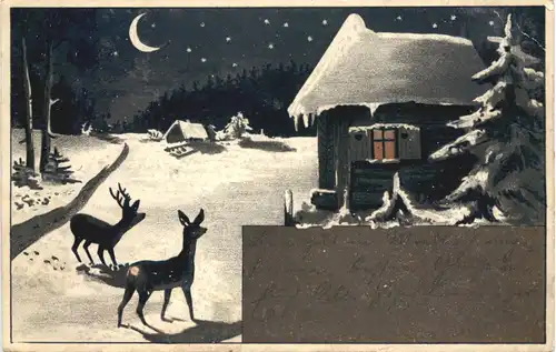 Bei Nacht Rehe -681550