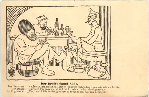 Der Dreiverband Skat - Feldpost -681486