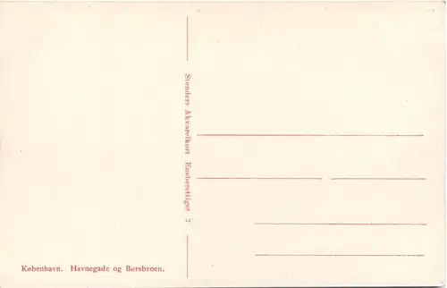 Kobenhavn - Havnegade og Borsbroen -681680