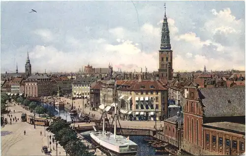 Kobenhavn - Udsigt fra Borstaarnet -681678