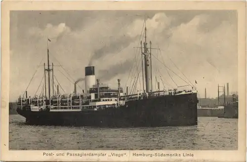 Post und Passagierdampfer Viego - Hamburg-Südamerika Linie -681732