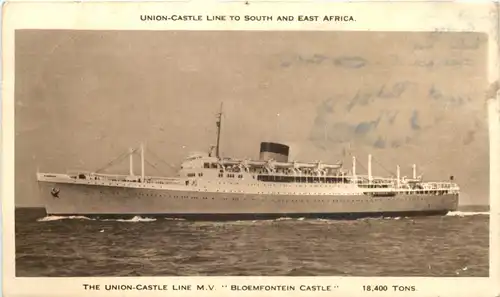 Union-Castle Line - MV Bloemfontein Castle -681636