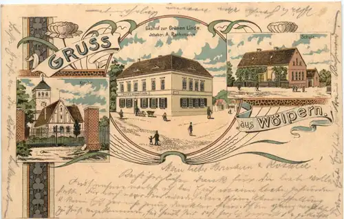 Gruss aus Wölpern - Litho - Jesewitz -674830