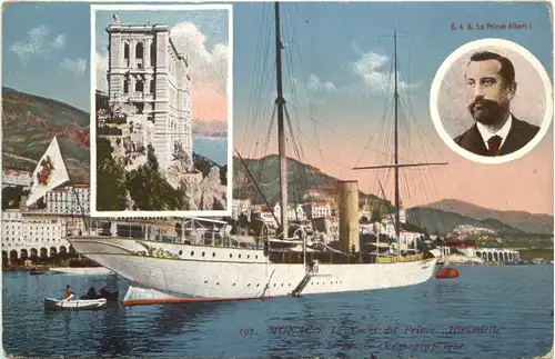 Monaco - Le Yacht du Prince Hirondelle - Segelboot -681800