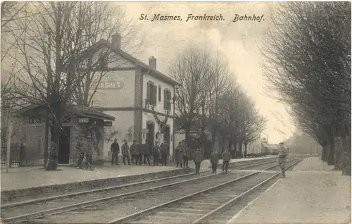 St. Masmes - Bahnhof - Feldpost -681814