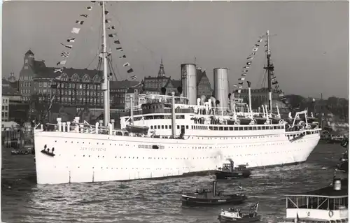 Hamburg - Dampfer Der Deutsche -681848