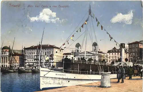 Trieste - Molo San Carlo a riva Carciotti -681930