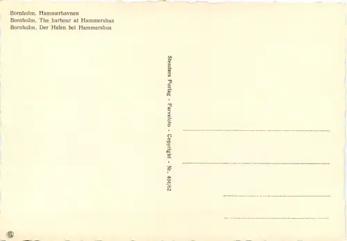 Bornholm - Hafen bei Hammershus -681818
