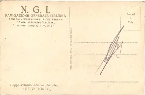NGI Doppelschrauben Schnelldampfer Re Vittorio -681936