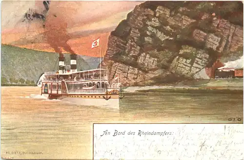 An Bord des Rheindampfers -682204