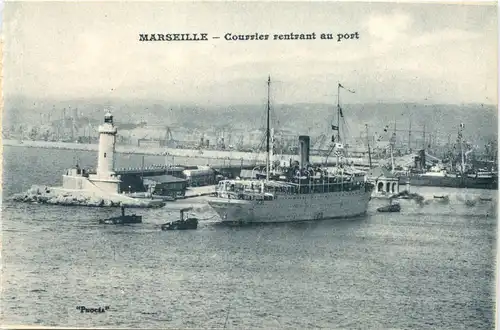 Marseille - Courrier rentrant au port -682330