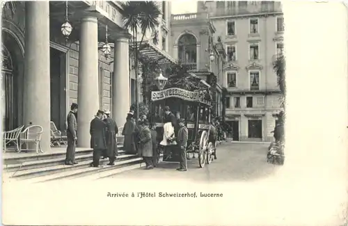 Luzern - Arrivee a l Hotel Schweizerhof -682338