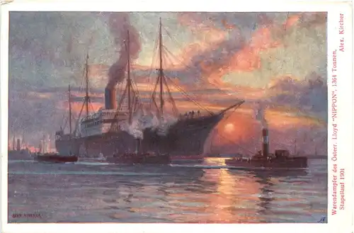 Warendampfer Nippon - Österr. Flottenverein -682196