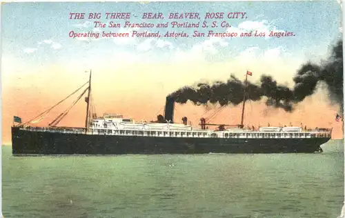 The Big Three Bear Beaver Rose City -682408
