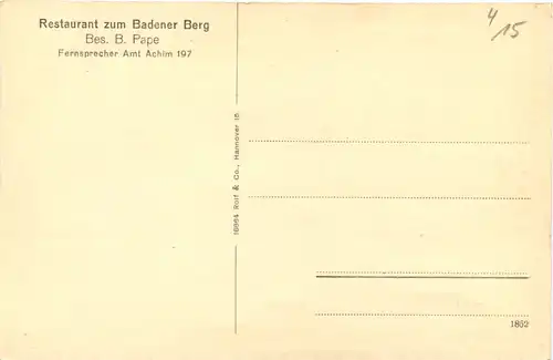 Gruss vom Badener Berg - Achim -682558