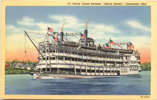 Cincinnati - Steamer Island Queen -682516