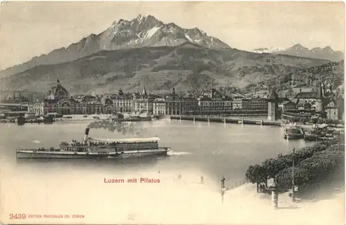 Luzern mit Pilatus -682526