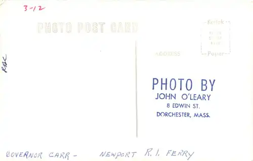 Governor Carr - Newport RI Ferry -682760