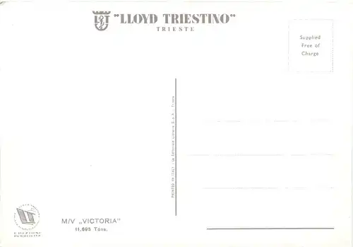 Lloyd Triestino - MV Victoria -682970