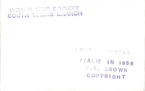 Lake Geneve - Dampfer Italie -682876