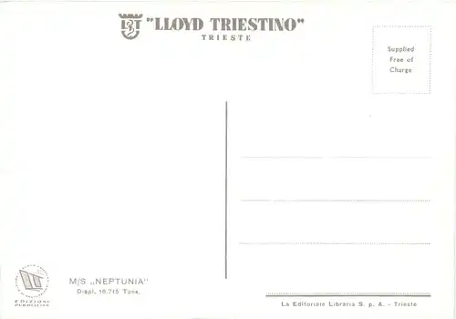 Lloyd Triestino - MS Neptunia -682972