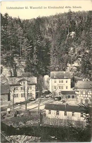 Lichtenhainer Wasserfall im Kirnitzschtal - Sebnitz -683074