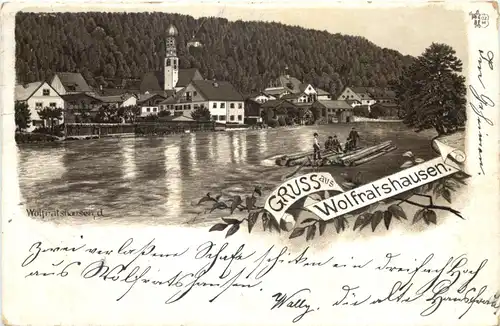 Gruss aus Wolfratshausen - Litho -683240