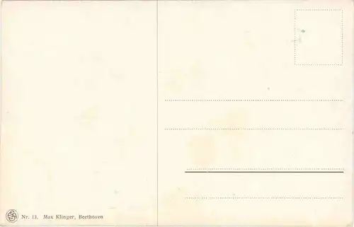 Künstler Ak Max Klinger - Beethoven -683148