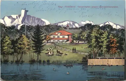 Hohenleiten gegen Benediktenwand - Eurasburg -683266