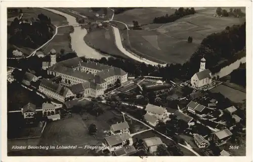 Kloster Beuerberg Isartal - Fliegeraufnahme -683488