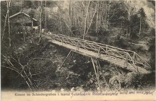 Klause im Schindergraben - Isartal -683562