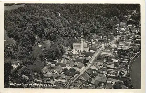 Wolfratshausen vom Flugzeug aus -683818