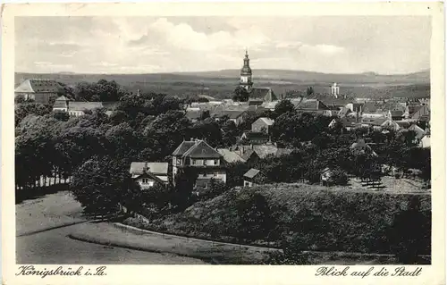 Königsbrück - Blick auf die Stadt -683910