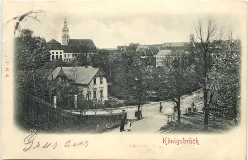 Königsbrück - Reliefkarte -683924
