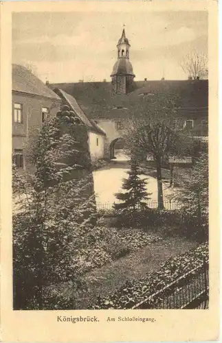 Königsbrück - Am Schlosseingang -684070